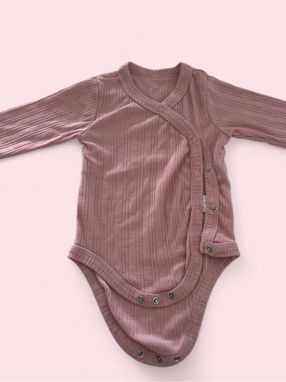 Baby onesie in pink